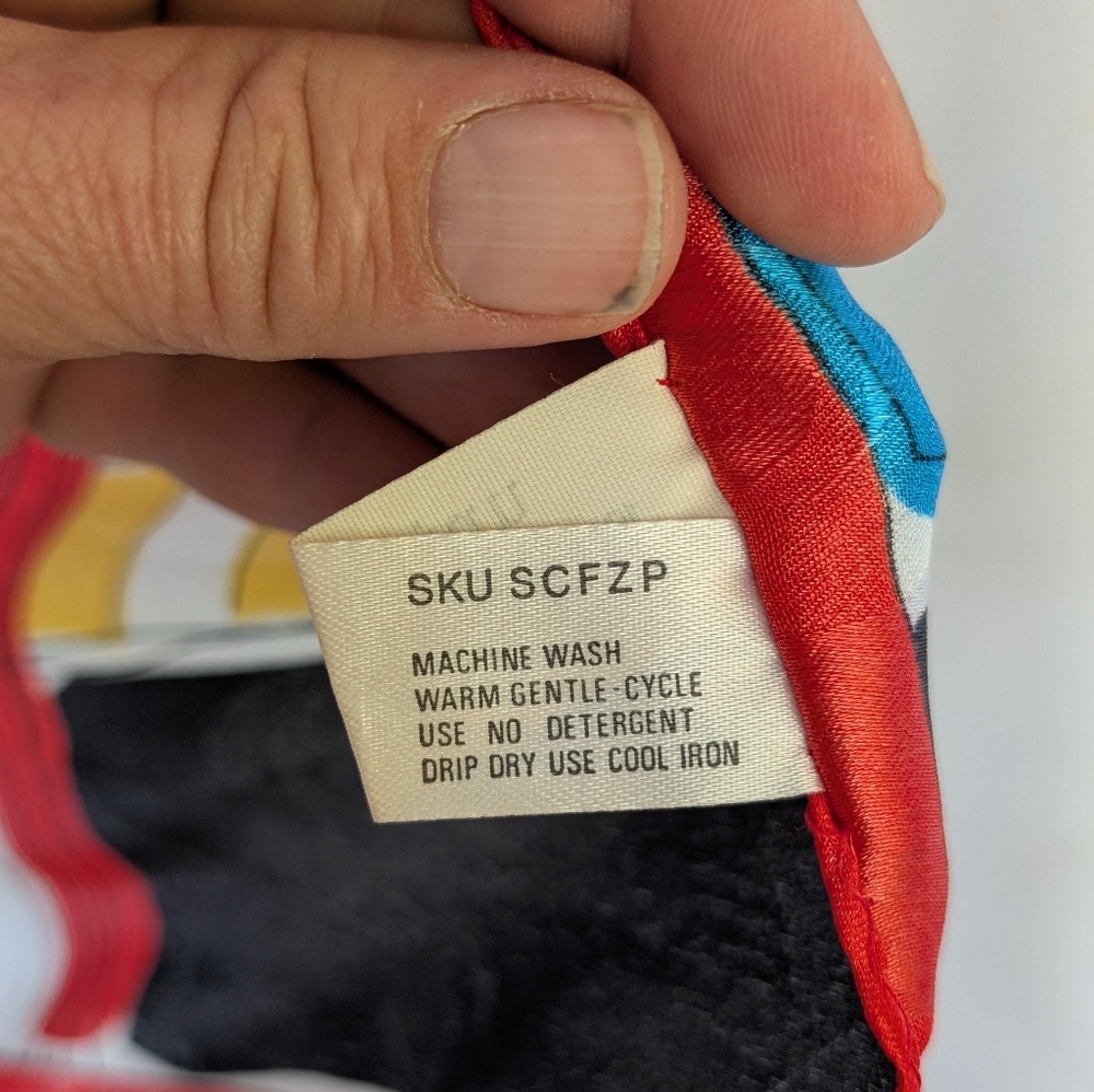 Italian Silky Square Scarf by units - Picture 4 of 7